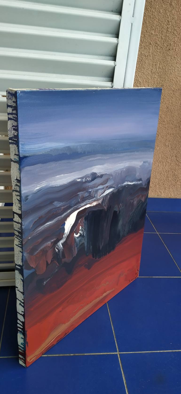 Original Abstract Nature Painting by Jacob Jugashvili