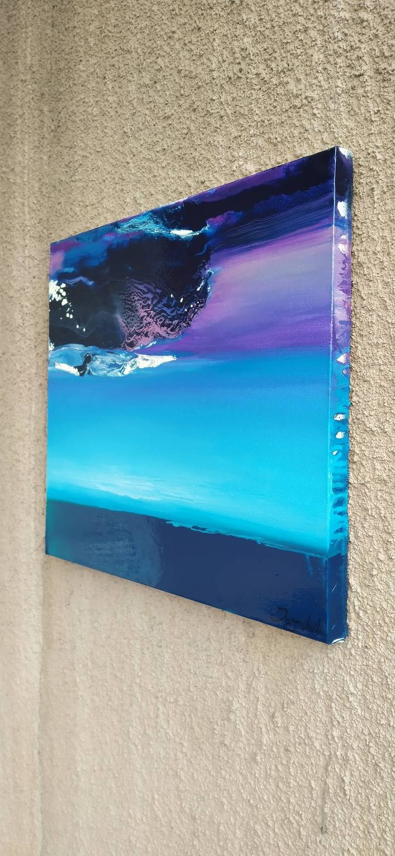 Original Abstract Nature Painting by Jacob Jugashvili