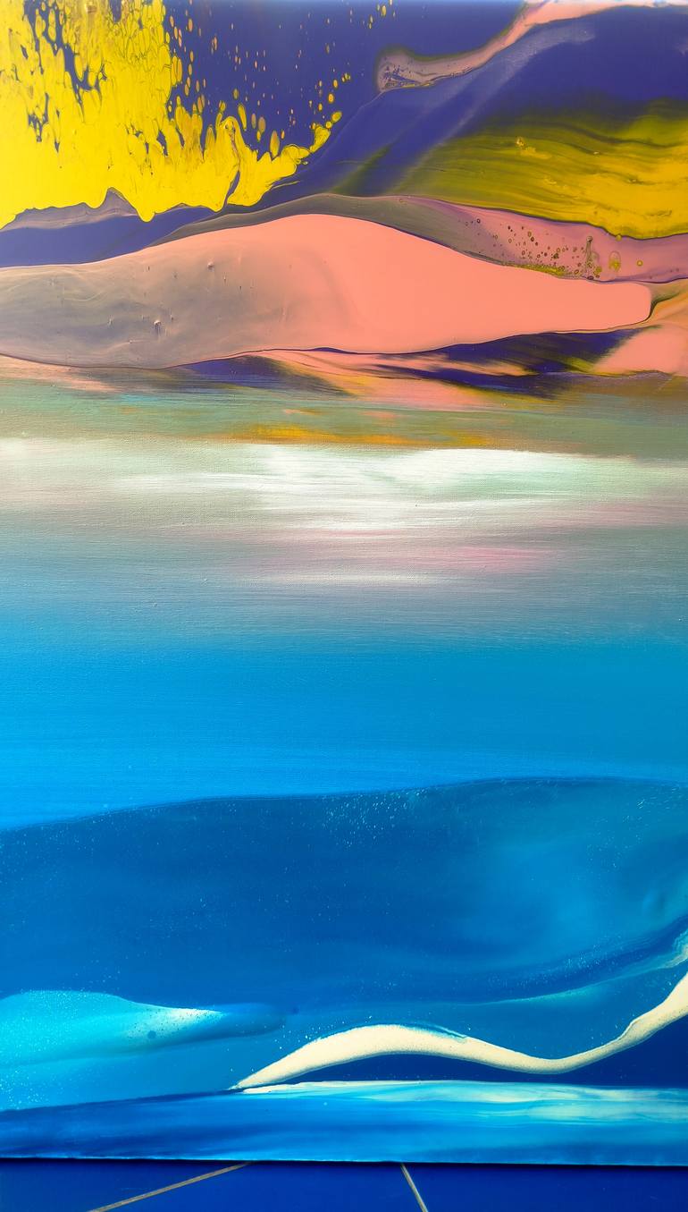 Original Abstract Expressionism Nature Painting by Jacob Jugashvili