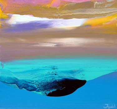 Original Abstract Seascape Paintings by Jacob Jugashvili