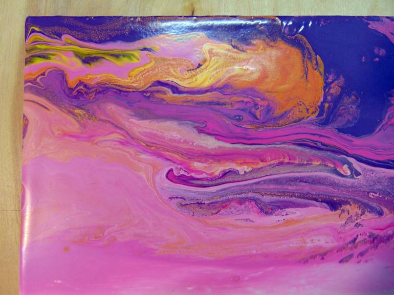 Original Abstract Landscape Painting by Jacob Jugashvili