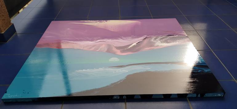 Original Abstract Seascape Painting by Jacob Jugashvili