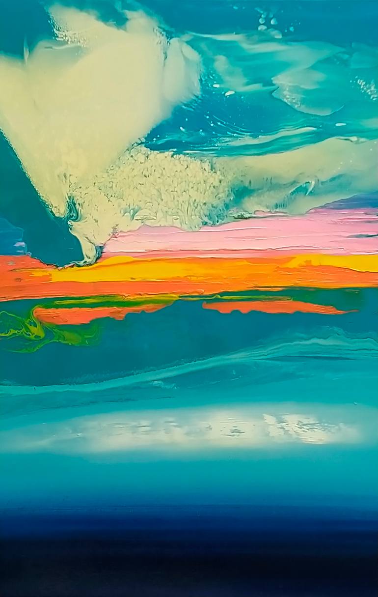 Original Abstract Painting by Jacob Jugashvili