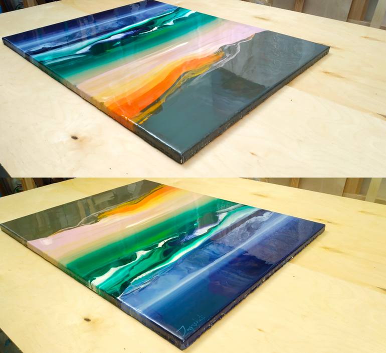Original Abstract Painting by Jacob Jugashvili