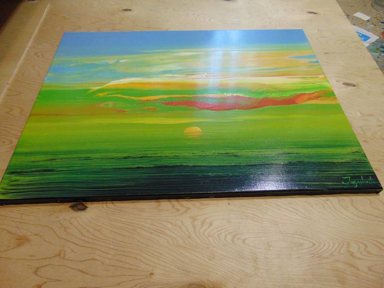 Original Abstract Painting by Jacob Jugashvili