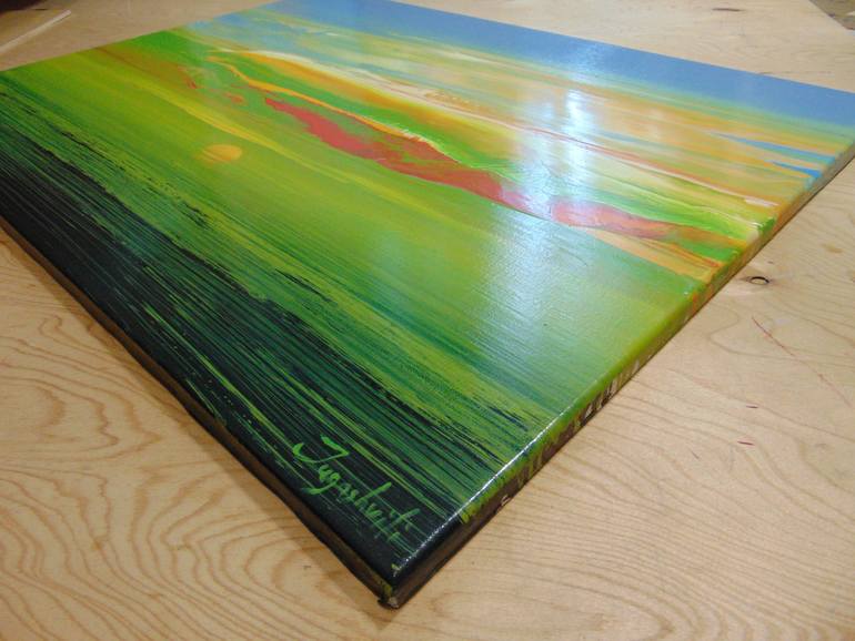 Original Abstract Painting by Jacob Jugashvili