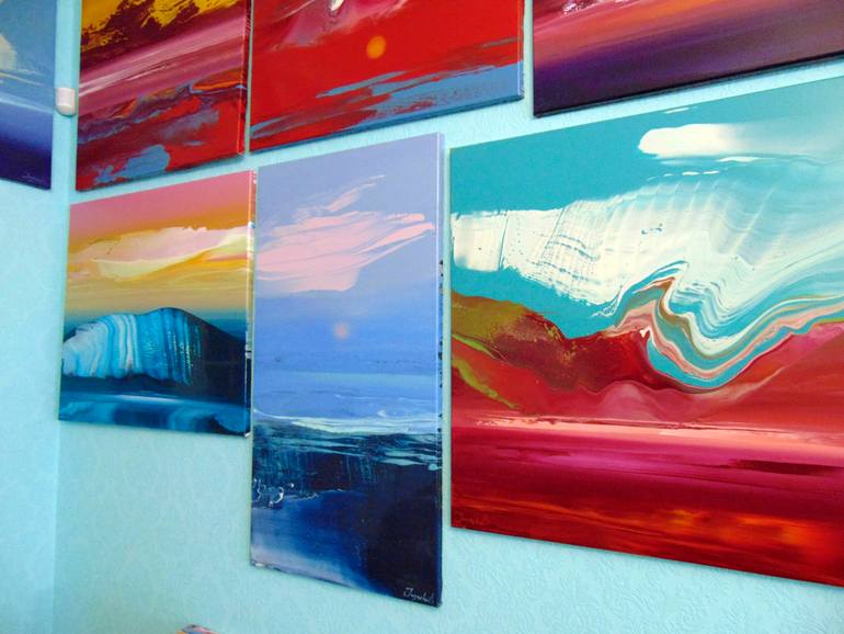 Original Abstract Painting by Jacob Jugashvili