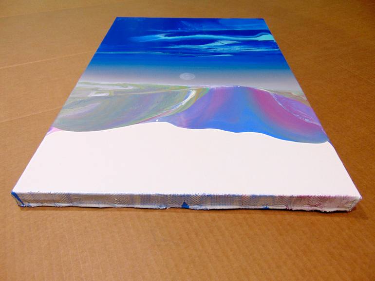 Original Abstract Landscape Painting by Jacob Jugashvili