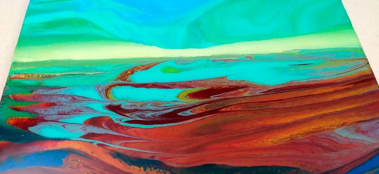 Original Abstract Seascape Painting by Jacob Jugashvili
