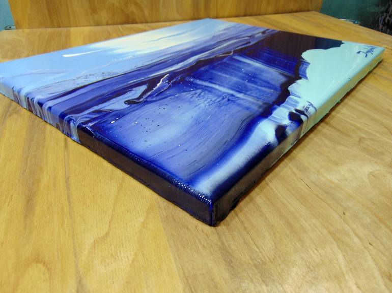 Original Abstract Seascape Painting by Jacob Jugashvili