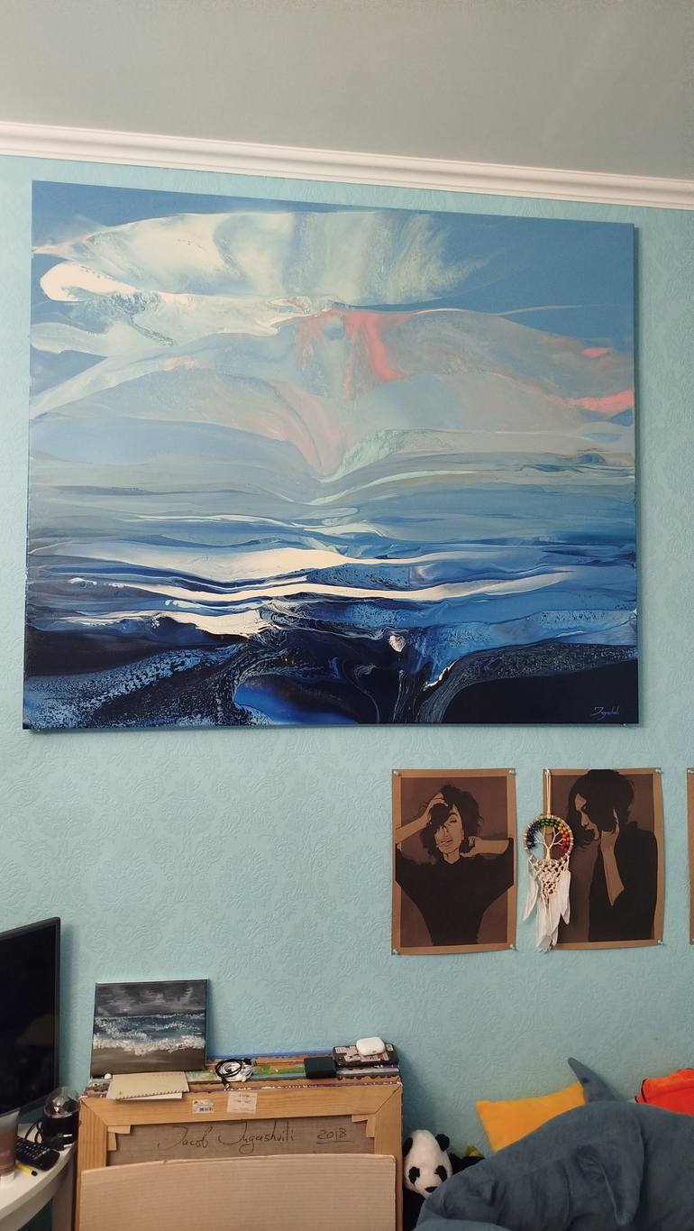 Original Abstract Painting by Jacob Jugashvili