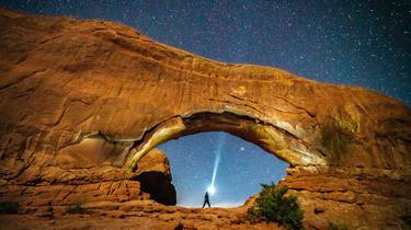 Night Skies. Arches National Park. Moab, Utah - Limited Edition of 15 thumb