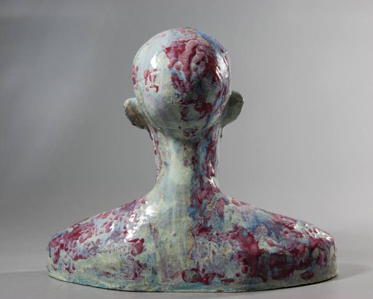 Original Abstract Expressionism People Sculpture by Nadiia Otriazha Fedir Bushmanov