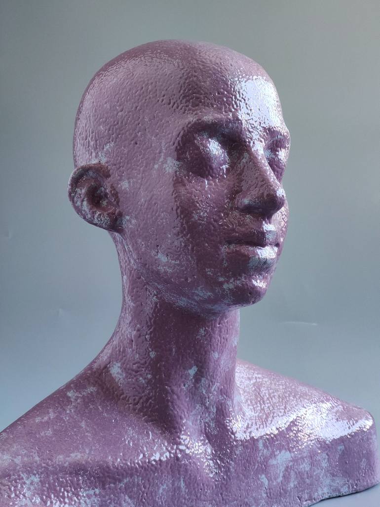 Original Figurative People Sculpture by Nadiia Otriazha Fedir Bushmanov