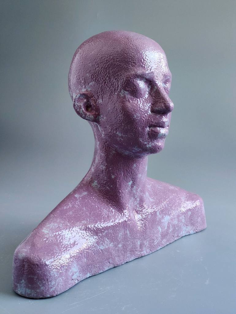 Original Figurative People Sculpture by Nadiia Otriazha Fedir Bushmanov