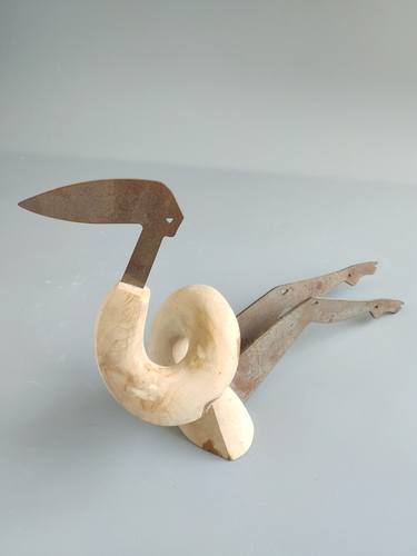 Original Conceptual Abstract Sculpture by Nadiia Otriazha Fedir Bushmanov