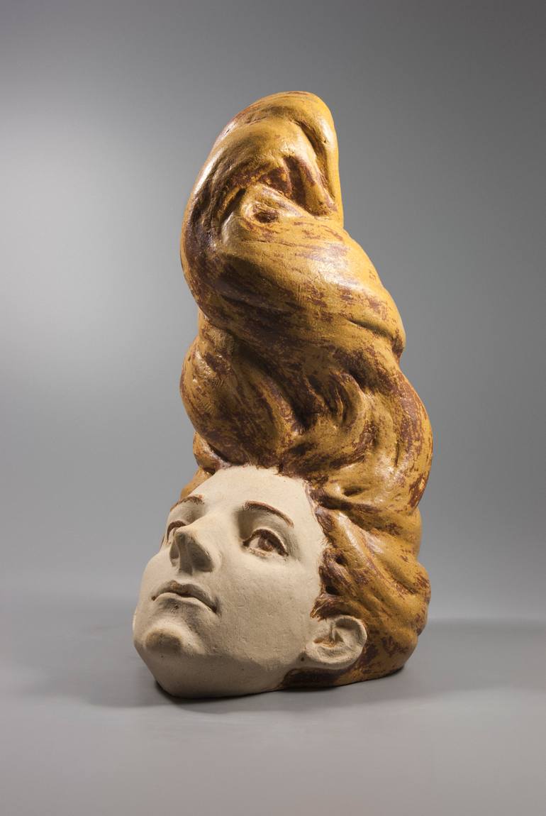 Original Art Deco Women Sculpture by Nadiia Otriazha Fedir Bushmanov