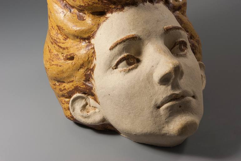 Original Art Deco Women Sculpture by Nadiia Otriazha Fedir Bushmanov