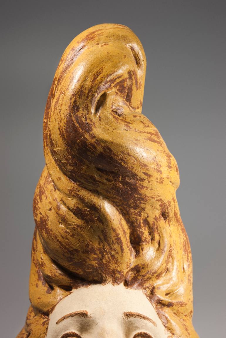 Original Art Deco Women Sculpture by Nadiia Otriazha Fedir Bushmanov