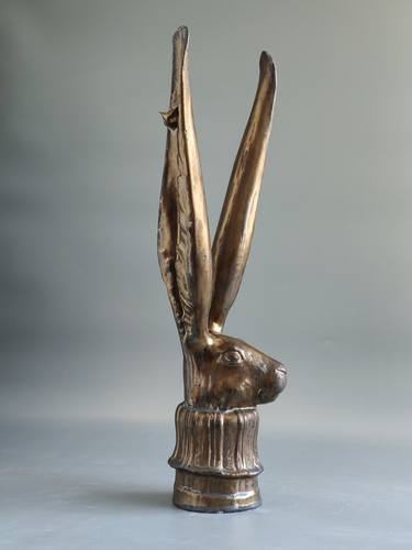 Original Animal Sculpture by Nadiia Otriazha Fedir Bushmanov