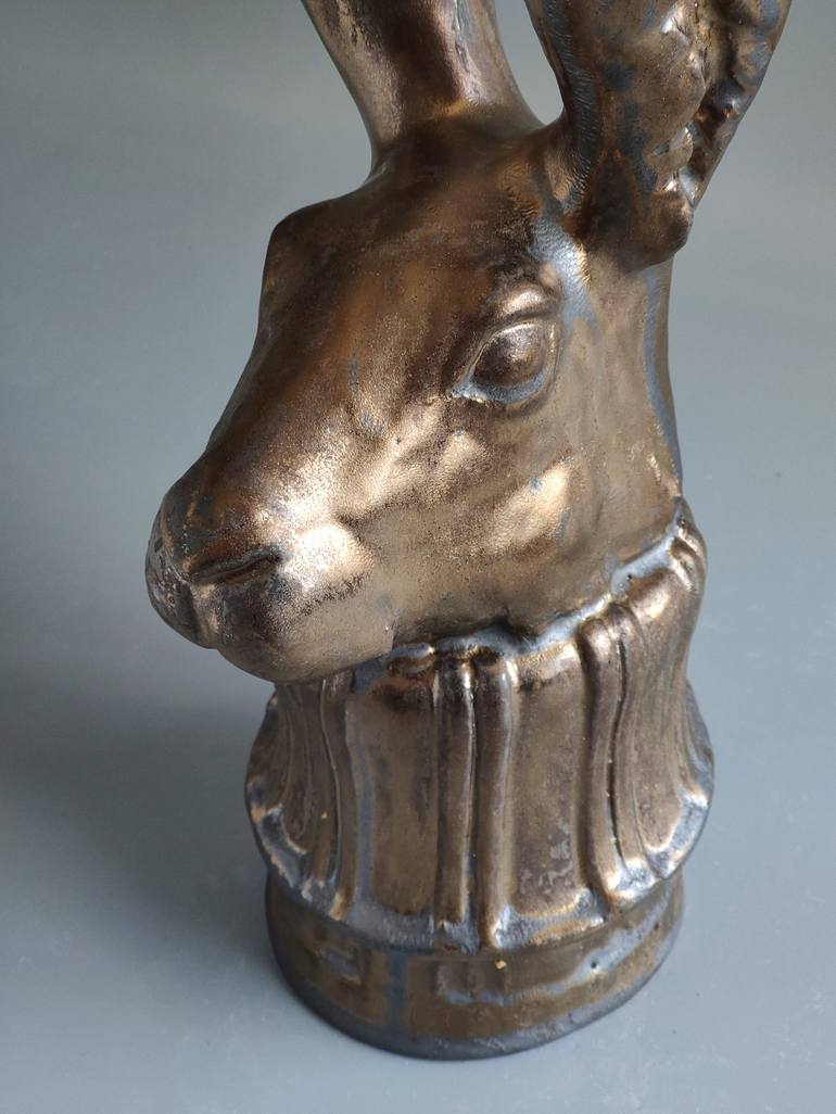 Original Classicism Animal Sculpture by Nadiia Otriazha Fedir Bushmanov