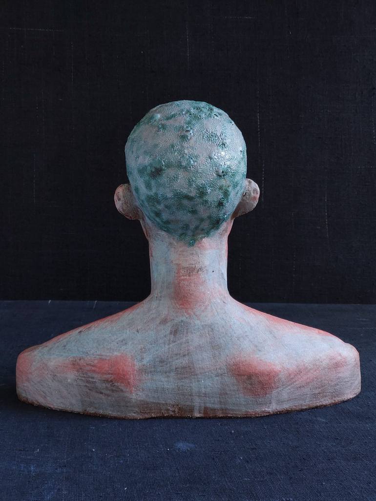 Original Contemporary People Sculpture by Nadiia Otriazha Fedir Bushmanov