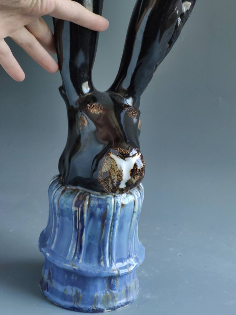 Original Classicism Animal Sculpture by Nadiia Otriazha Fedir Bushmanov