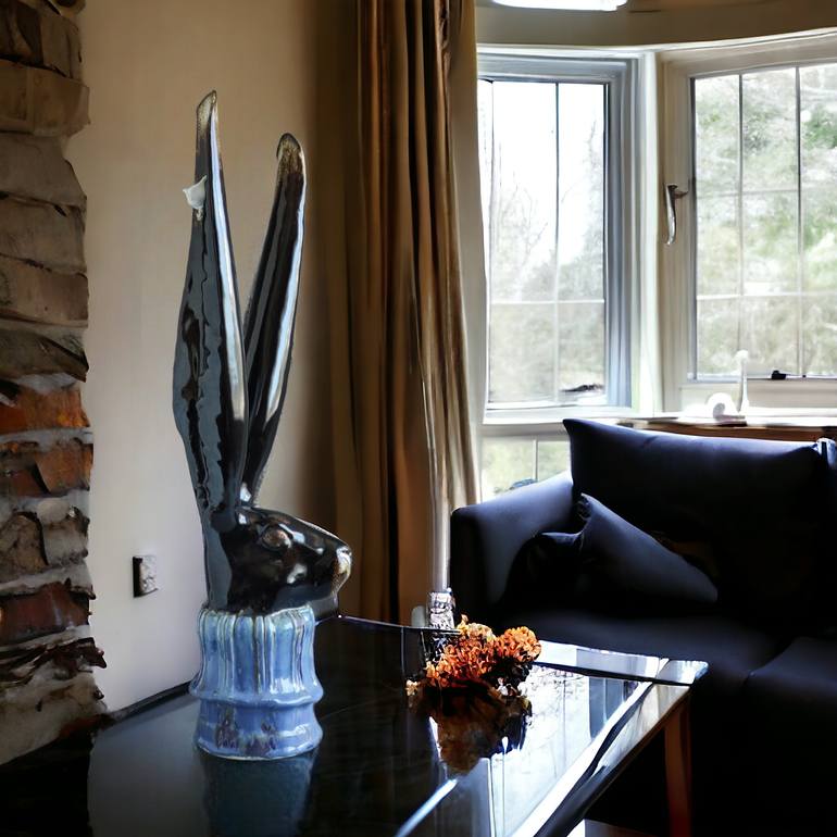 Original Classicism Animal Sculpture by Nadiia Otriazha Fedir Bushmanov