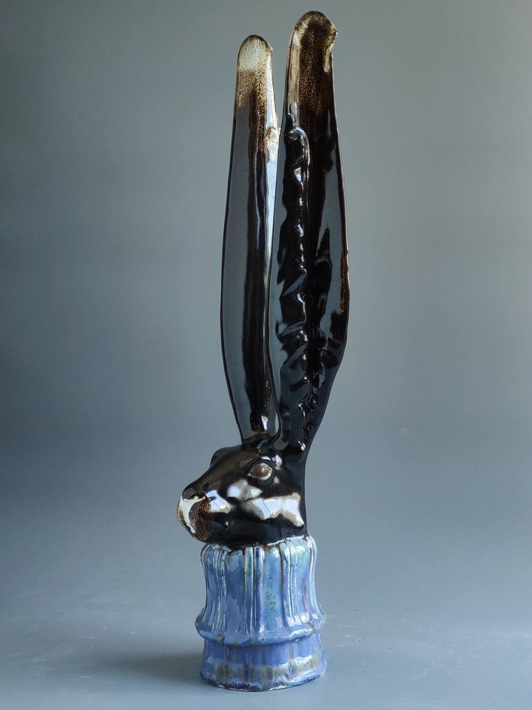 Original Classicism Animal Sculpture by Nadiia Otriazha Fedir Bushmanov