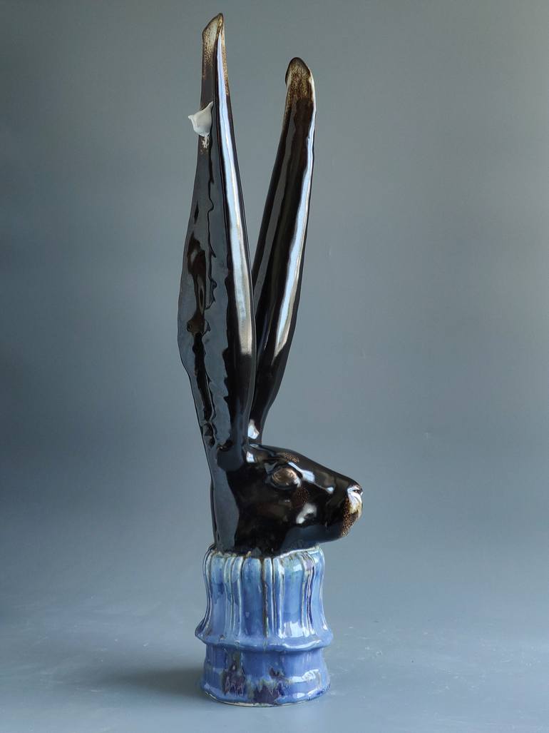 Original Classicism Animal Sculpture by Nadiia Otriazha Fedir Bushmanov