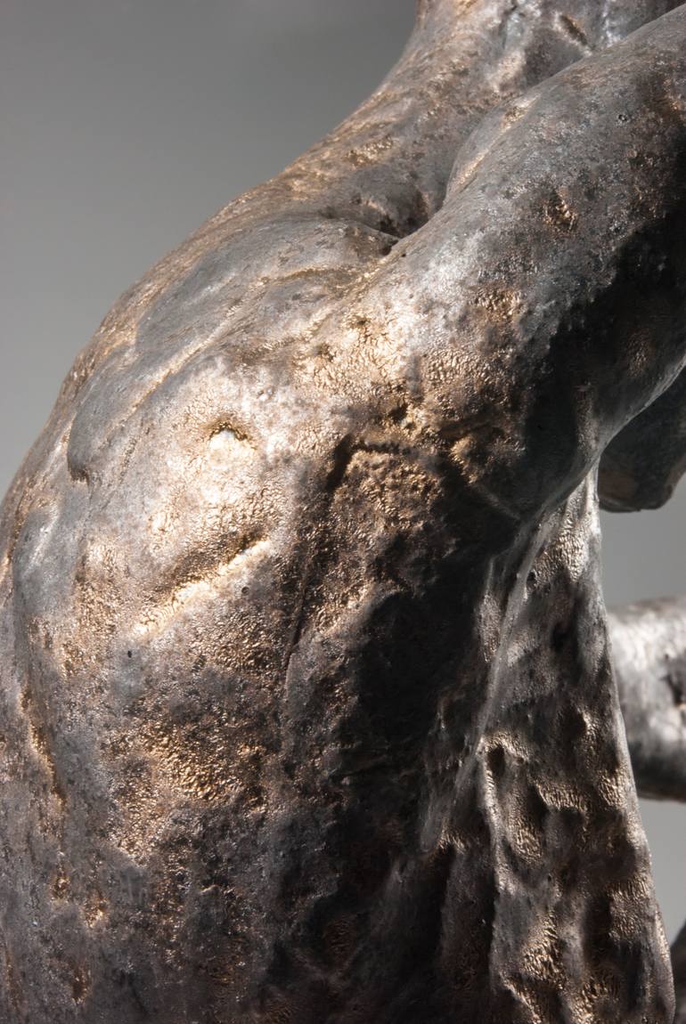 Original Documentary People Sculpture by Nadiia Otriazha Fedir Bushmanov
