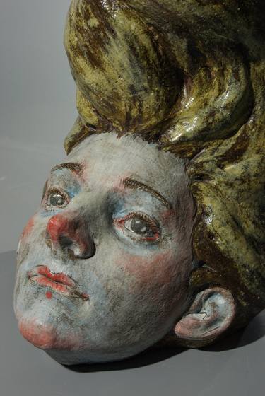 Original Art Deco Women Sculpture by Nadiia Otriazha Fedir Bushmanov