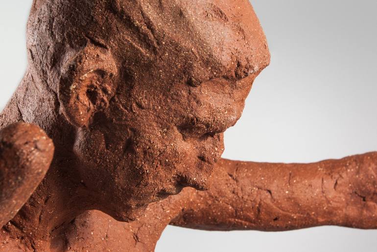 Original Documentary People Sculpture by Nadiia Otriazha Fedir Bushmanov