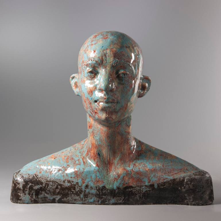 Original Contemporary People Sculpture by Nadiia Otriazha Fedir Bushmanov