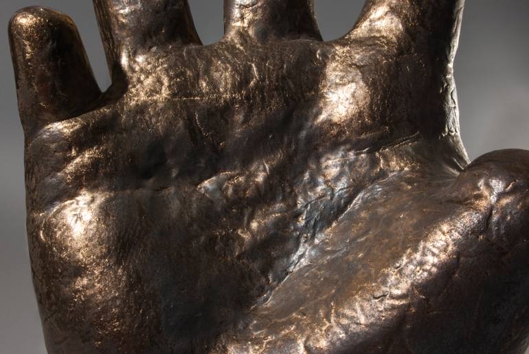 Original Symbolism People Sculpture by Nadiia Otriazha Fedir Bushmanov