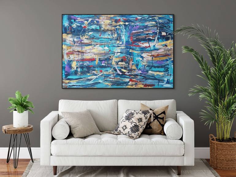 Original Contemporary Abstract Painting by Alina Zorkina