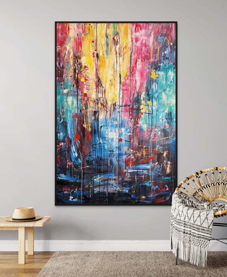 Original Abstract Painting by Alina Zorkina