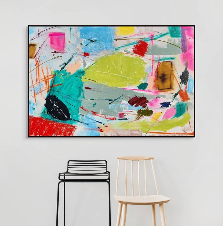Original Expressionism Abstract Mixed Media by Alina Zorkina