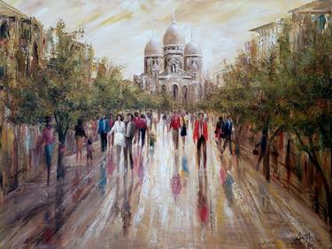 Print of Abstract Expressionism Cities Paintings by Alina Zorkina