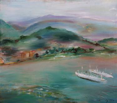 Original Impressionism Landscape Paintings by avalishvili irakli