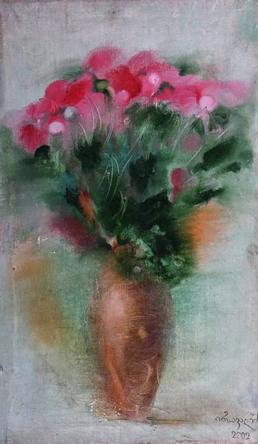 Original Impressionism Still Life Paintings by avalishvili irakli