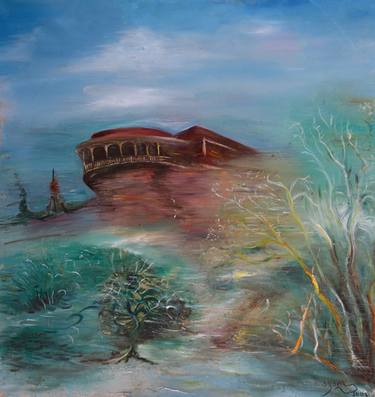 Original Landscape Painting by avalishvili irakli