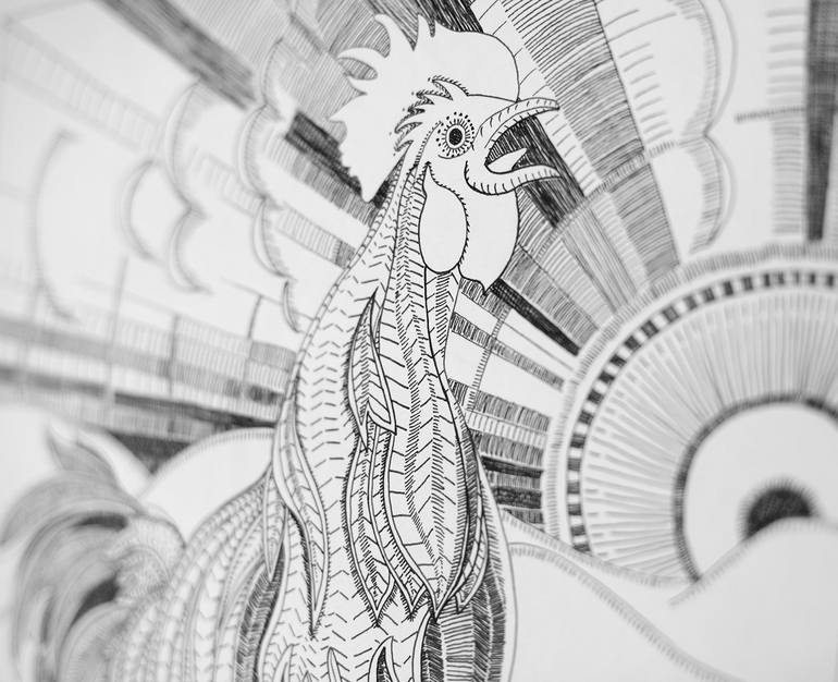 Original Illustration Animal Drawing by Tracy Lindner
