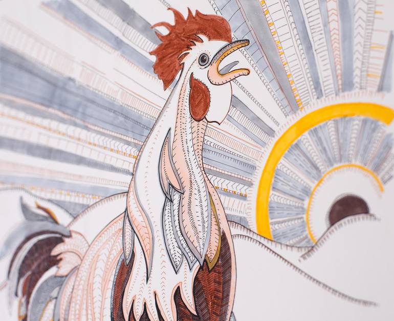 Original Illustration Animal Drawing by Tracy Lindner