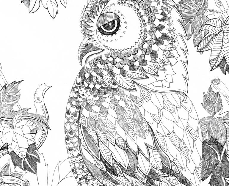 Original Illustration Animal Drawing by Tracy Lindner