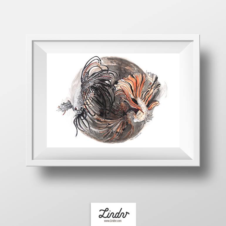 Original Illustration Animal Drawing by Tracy Lindner