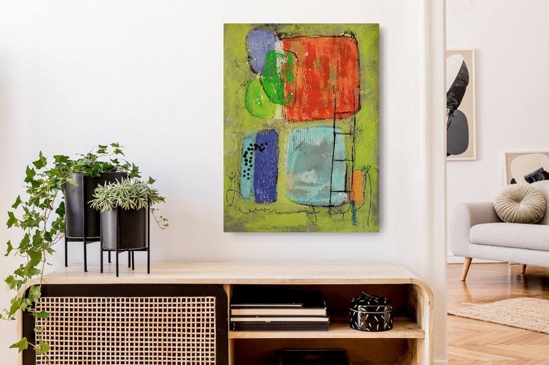 Original Contemporary Abstract Painting by Russtina Green