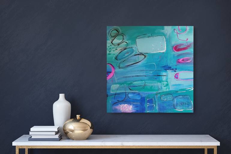 Original Contemporary Abstract Painting by Russtina Green
