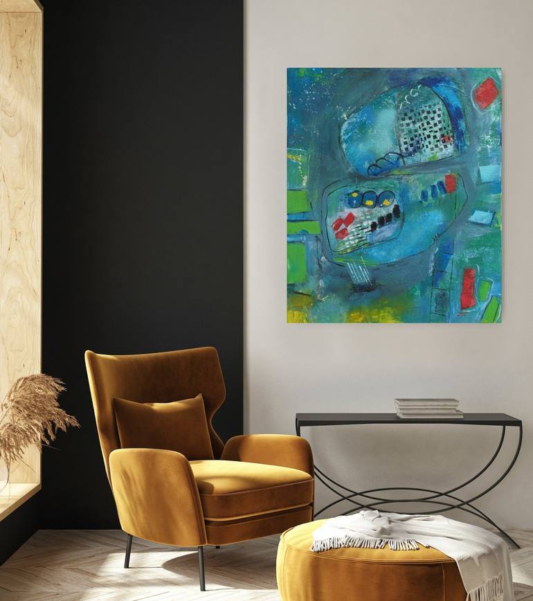 Original Contemporary Abstract Painting by Russtina Green