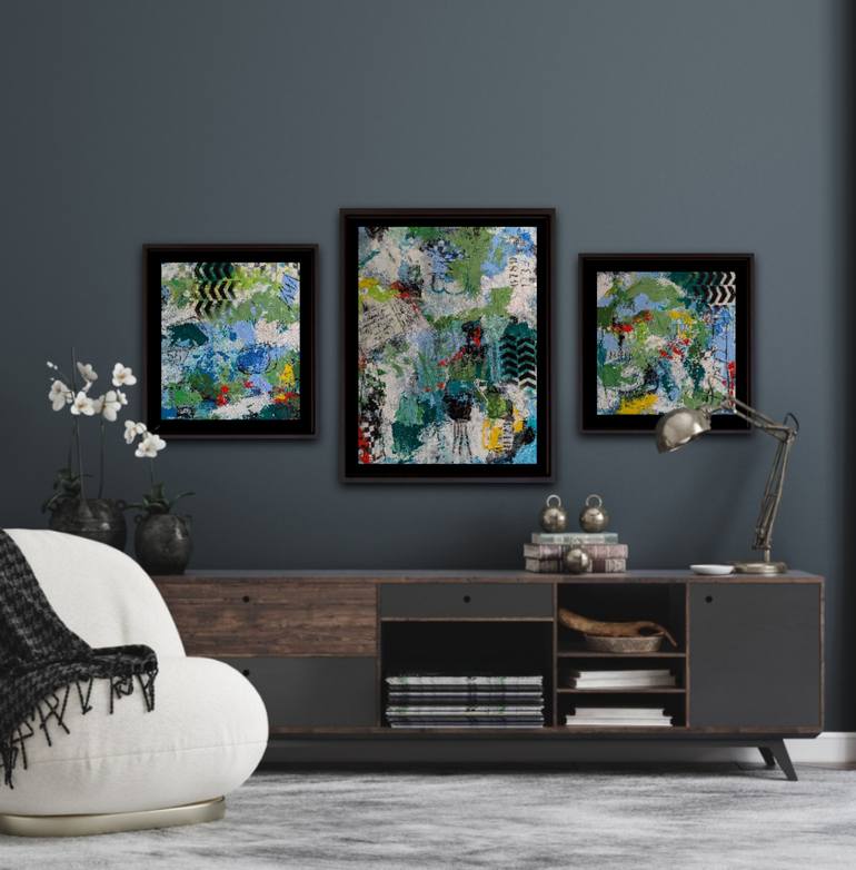 Original Contemporary Abstract Painting by Russtina Green